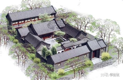 中國古代建築物 4合院